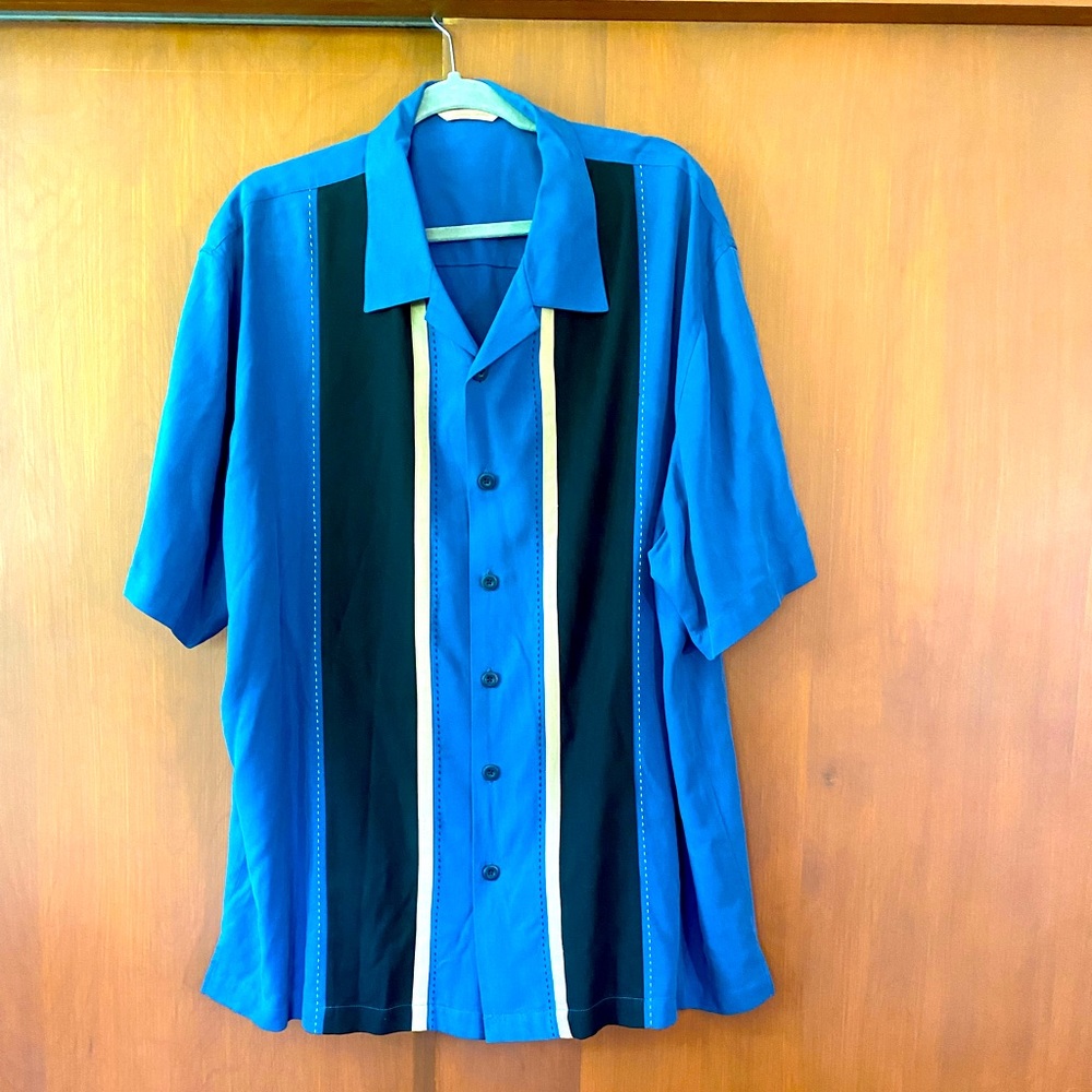 Mens Paradise Collection silk shirt